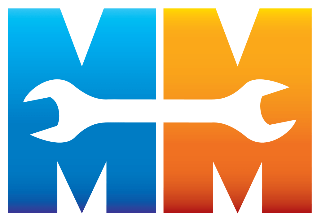 Martin Mechanical Simple Logo Blue and Orange